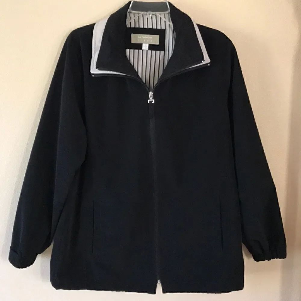 Liz Claiborne Black And Tan Jacket